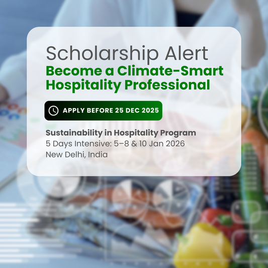 Scholarship Application (Sustainability in Hospitality - 5 Days)